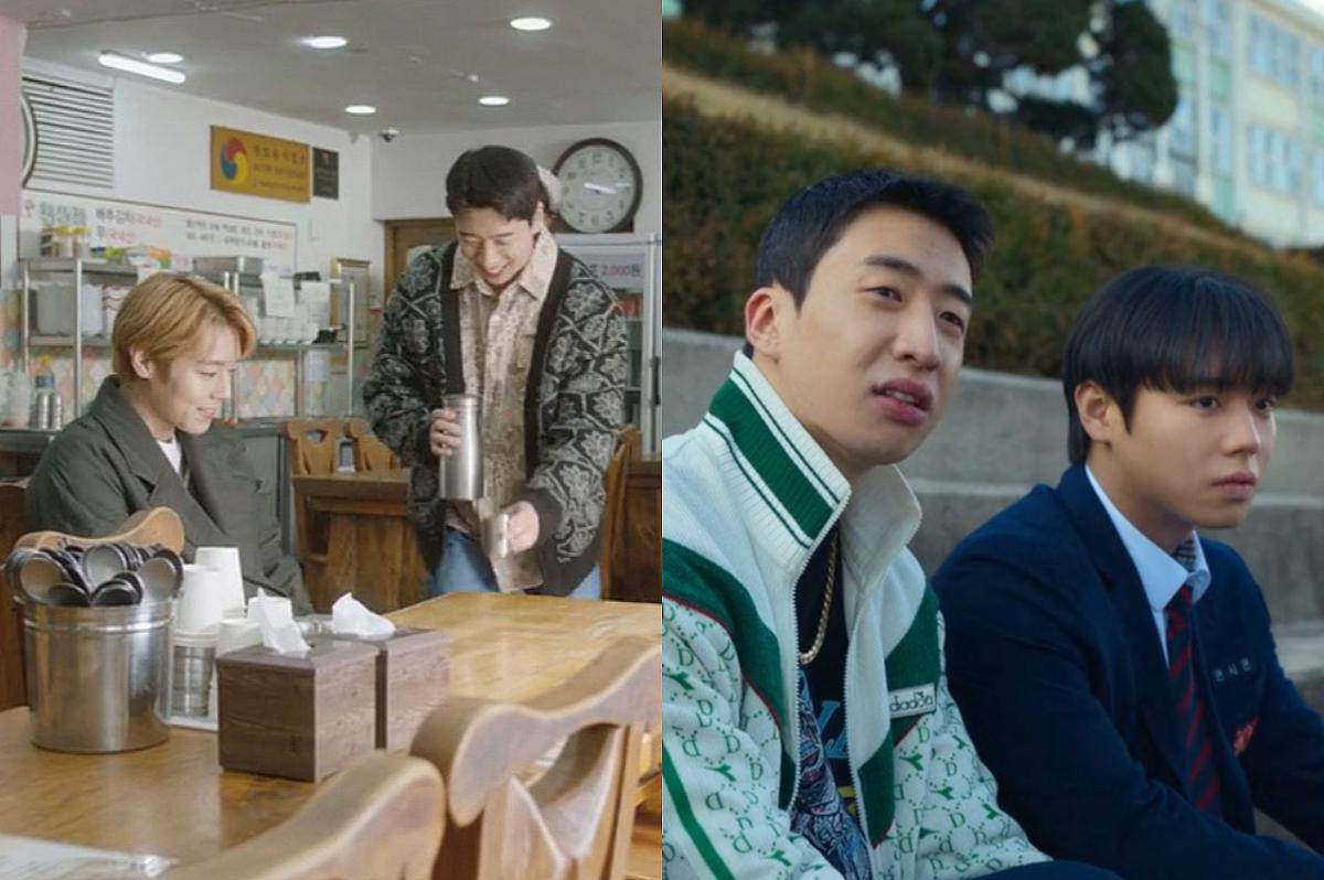 Cuplikan Weak Hero 1 vs cuplikan Tastefully Yours (dok. Netflix)